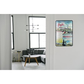 Ontrada Wooden Sign 27 x 10 cm Bernese Mountain Dog Stroked Wood Sign