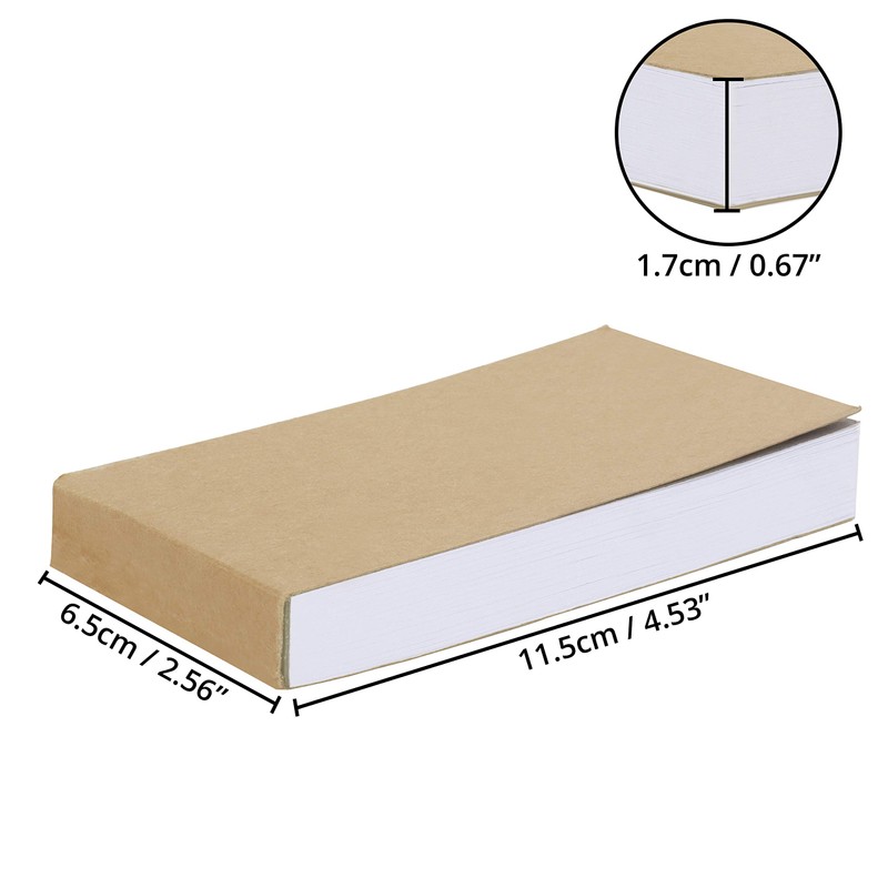 Belle Vous Flipbook Paper Kraft Paper Pad Blank (Pack of