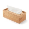 Mujin Ryohin Wooden Tissue Box Internal Dimensions: Width 24.5 ×