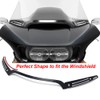 Motorcycle Split Windshield Trim Center Side Trim kit fits for