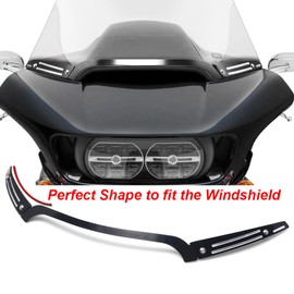 Motorcycle Split Windshield Trim Center Side Trim kit fits for Harley Touring Road Glide FLTRX FLTRK FLTRXS 2015-2023
