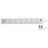 Extension 6 Gang 2 USB, White 1M, Power Outlet Strips