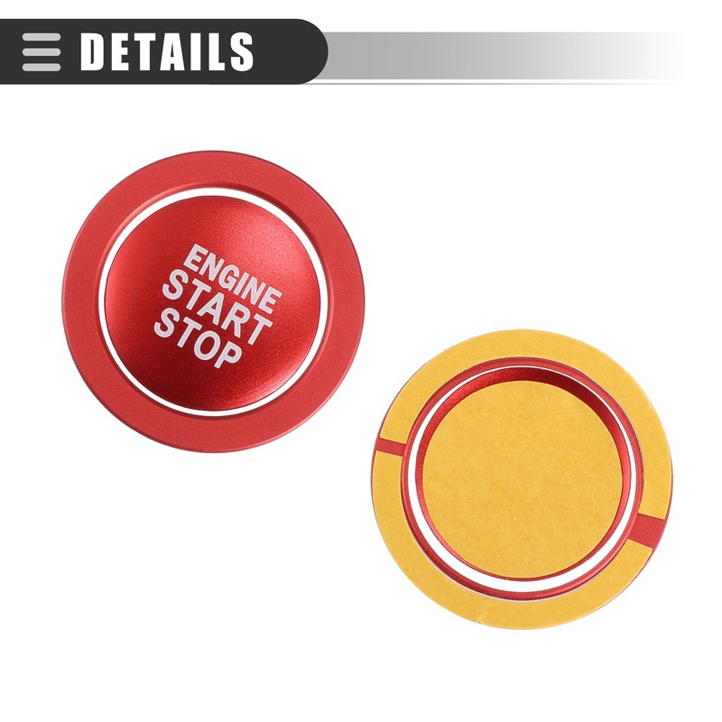 Motoforti Engine Start Stop Button Cover, Start Button Cover, for