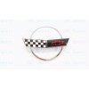 AUTO 2PC 1984-1996 C4 Corvette Chrome Front Nose Hood Rear