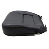 Priprilod Black Leather Front Passenger Side Bottom Replacement Seat Cover