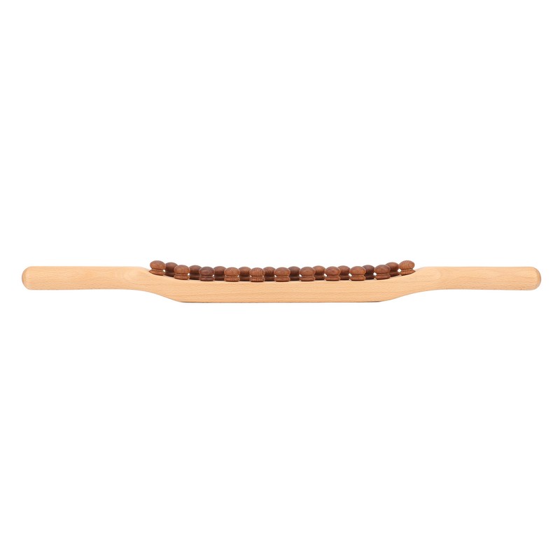 Wooden Scraping Stick Relieve Fatigue Reduce Soreness Double Sided Massage
