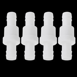 4pcs 1/2 inch Check Valve, PNXKTXO One Way Inline Check Valve Wear-resistant Non Return Valves for Fuel, Gas, Liquid Air, Plastic Water Stops Barb Hose