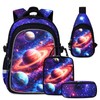 Jafeton Kids Backpack for Boys,3D Reflective Gaming School Backpack with
