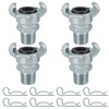 JIOTAR Carbon Steel 3/4" NPT Chicago Fitting - 4 Pack