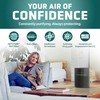 GermGuardian Airsafe+ Air Purifier for Home, for Wildfire Smoke, Pets,