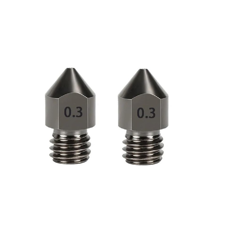 SIUTEC® Premium MK8 Hardened Steel/Hardened Steel, Nozzle/Nozzle, 0.3 mm, Pack