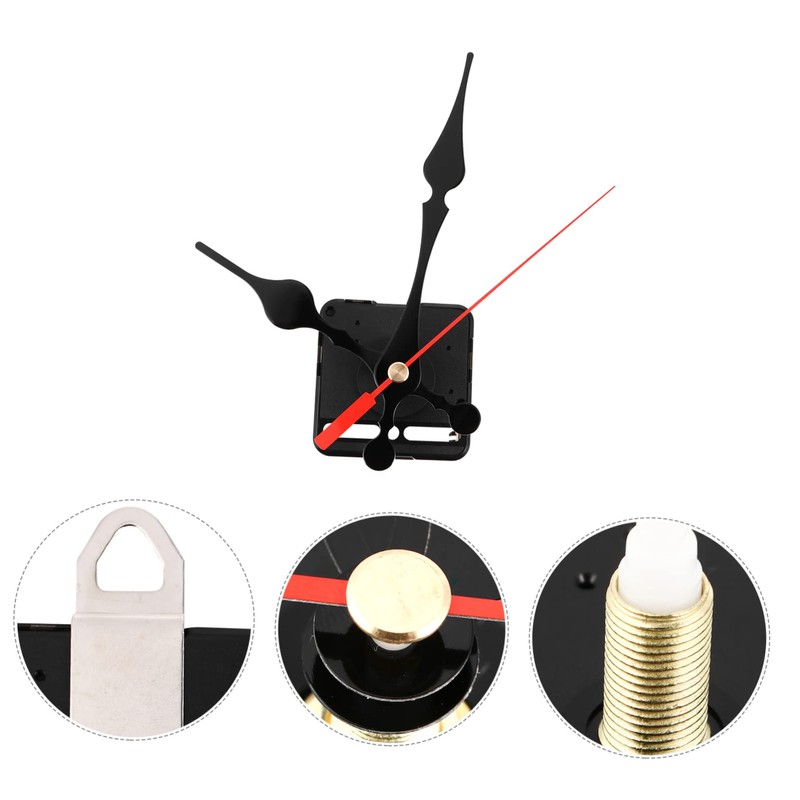 COHEALI 2 Sets DIY Clock Movement Replacement Mechanism Mute Movement