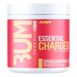 Pre Entreno Raw Nutrition Cbum Essential Charged 25 Serv Sabor Citrus Grapefruit                                                                      