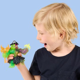 Heroes of Goo Jit Zu Cursed Goo Sea. Ultra Rare Rock Jaw. Super Squishy and Super Stretchy 2 in 1 Goo Power Filled Toy.