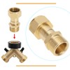 OTOTEC M22 X 14mm Brass Pressure Washer Swivel Twist Proof