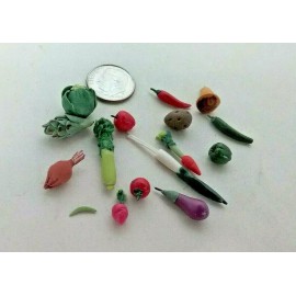 Bright deLights Dollhouse Miniature Assortment of Garden Vegetables Bright deLights 1:12 Scale