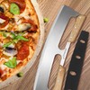 HAONAZY Sharp Pizza Cutter Rocker 14 inch with Double Handles