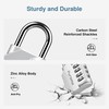 Puroma 1 Pack Combination Lock for Locker 4 Digit Outdoor