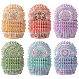 600Pcs Standard Size Cupcake Cases, Disposable Cupcake Baking Liners Cups