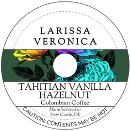 Tahitian Vanilla Hazelnut Colombian Coffee (Single Serve K-Cup Pods) (Gourmet, Naturally Flavored, Whole Coffee Beans) (12 pods, ZIN: 575723) - 3 Pack
