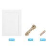 MECCANIXITY 30PCS Paper Photo Frames, 5 x 4 Inch Cardboard