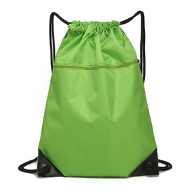 YFFSFDC Gym Sack, Sports Knapsack, Helmet Holder, Waterproof, Lightweight, Foldable, Storage, For Travel, Sports, Gym, Storage, Multifunctional, Sports Bag, Large Capacity, Unisex, green