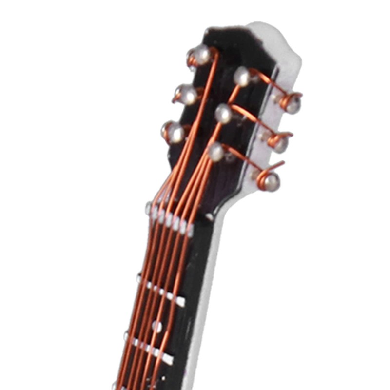 Modelo de Guitarra en Miniatura con Soporte Y Estuche, Réplica