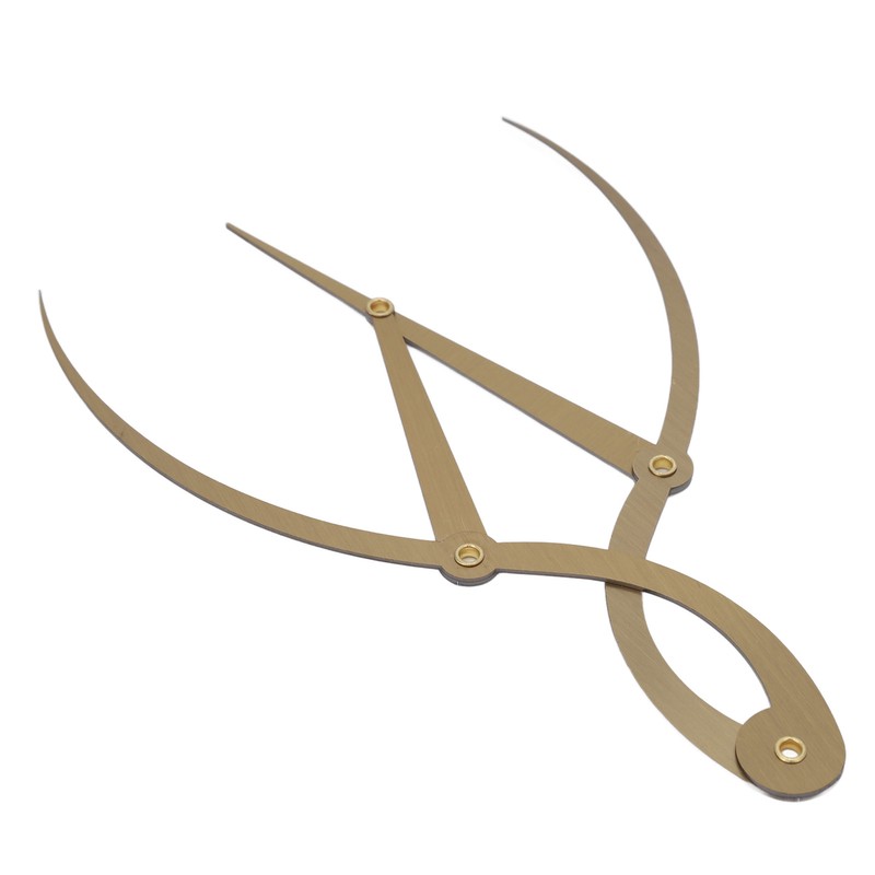 Eyebrow Ruler Multifunctional Stainless Steel 3 Point Positioning Ruler for