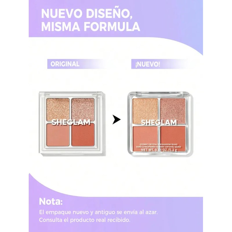 SHEGLAM Cosmic Crystal Cuarteto de Sombras - Spellbound