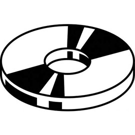 M3 x 9 mm OD Zinc Plated Finish Low Carbon Steel Large OD Fender Washers, 100 pk.