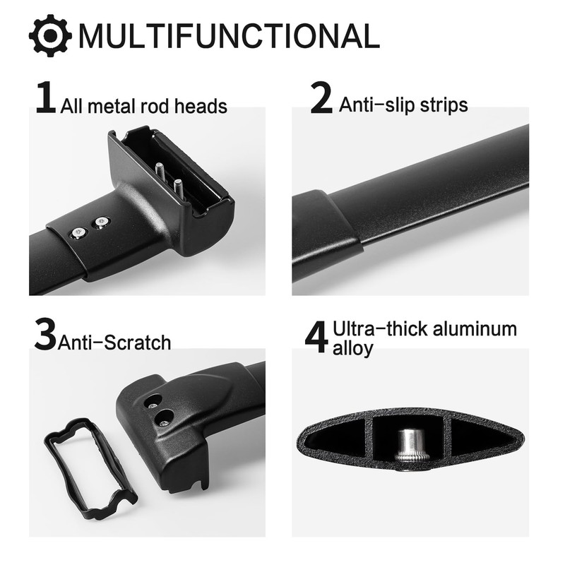 260lb Roof Rack Cross Bars Fit for 2011-2021 Jeep Grand