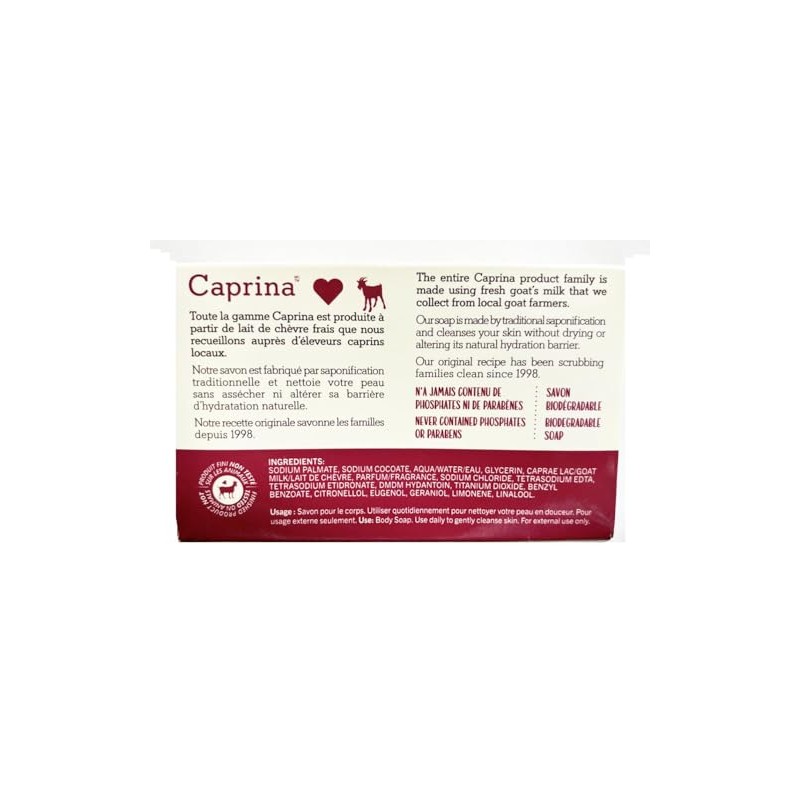 Caprina by Canus Fresh Goat's Milk Soap, Original (10 bars)