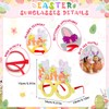 24 Pcs Easter Bunny Ears Headbands Glasses Set Easter Party