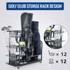 Mythinglogic Golf Storage Garage Organizer,Golf Bag Storage Stand and Other