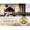 GOODATE Plug in Wall Sconces with Remote Control, Dimming &