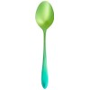 Horie Titanium Cutlery Dessert Spoon Gradient Green TC-04-06