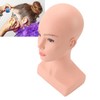Female Bald Mannequin Head with Shoulder PVC Professional Cosmetology Face