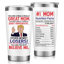 Abledn Mothers Day Gifts for Mom from Daughter Son - Birthday, Christmas Gift Ideas for Moms - Gift for Mama, Moms, Mother from Kids - 20 Oz White Tumbler