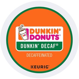 Dunkin' Donuts 2516933 Dunkin' Decaf Coffee K-Cup Pods Medium Roast 24/Box (400846)