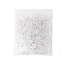 Honbay 200pcs White Plastic Curtain Hooks for Window, Door and Shower