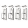 KATUNA 4Pcs 8" Stainless Steel Swivel Bunk Bracket Kit -