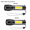 Wrrozz Led Flashlight Rechargeable USB Mini Torch Light, Ultra Brightest