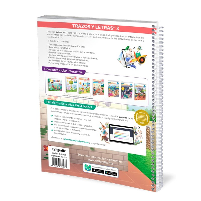 Libro Infantil de Actividades: Lenguaje: Trazos y Letras Script: N3