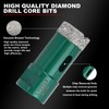 14PCS Diamond Core Drill Bits Set,6/6/8/19/25/35/51/75/100mm Tile Hole Saw+20mm Finger