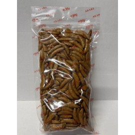 Enjoy Jumbo Hot Kakinotane Japanese Rice Cracker 8oz Resealable Bag x1