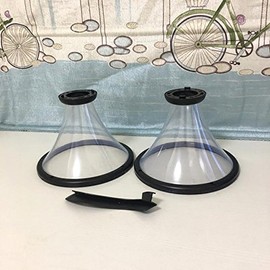 berjalan Creative Transparent Vortex Piggy Bank Gravity Circling Box Turbulence Bench