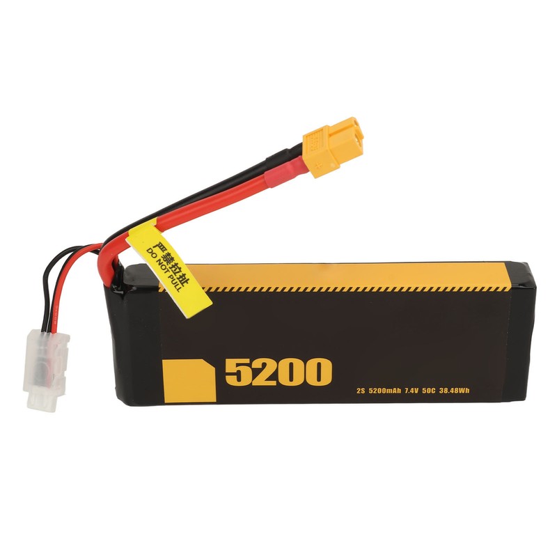 2S Lipo Battery 5200mah 50C 7.4V RC Airplane Car Lipo