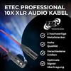 ETEC , XLR Cable, Microphone Cable, XLR Male to XLR