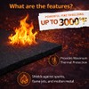 12"X12"X1/5'' Heat Shield Thermal Barrier Blanket Insulation Reflective Material High