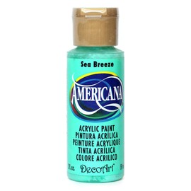 DecoArt DA256-3 Americana Acrylic Paint, 2-Ounce, Sea Breeze